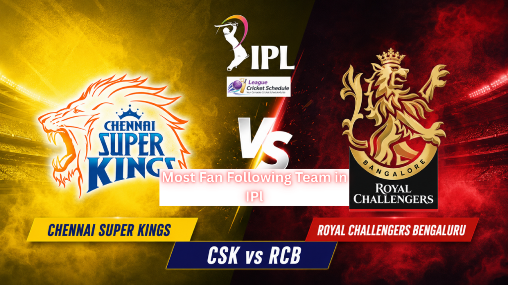 Most Fan Following Team in IPL: Top 10 Powerful Teams Ranked by Fan Base