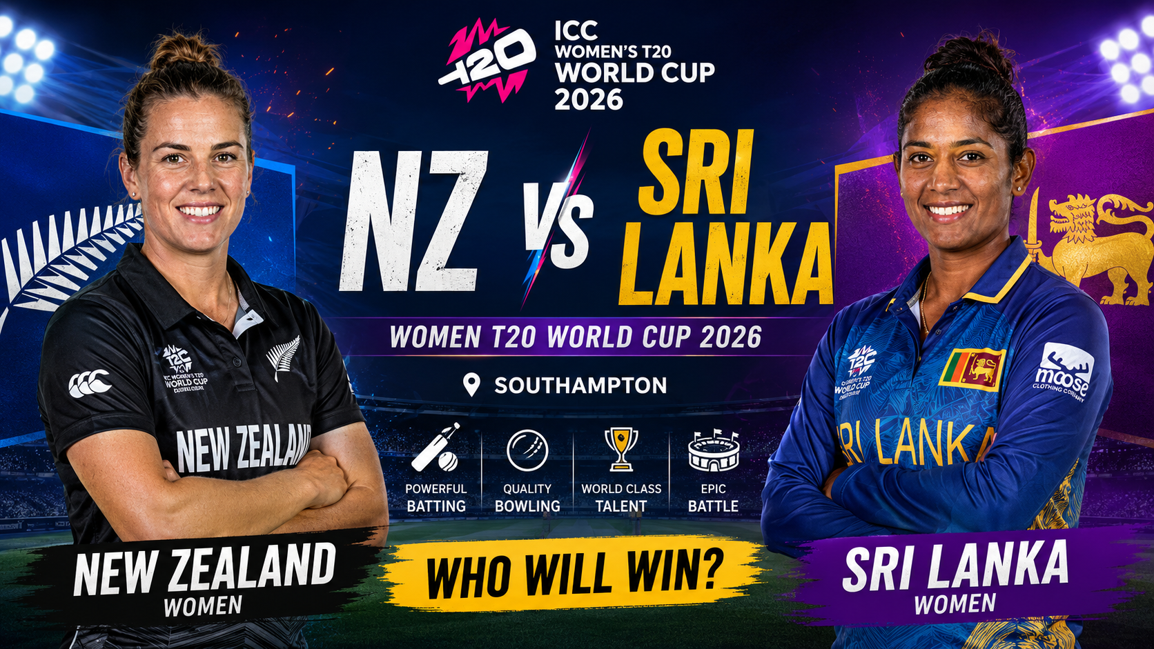 NZ vs Sri Lanka Women T20 2026