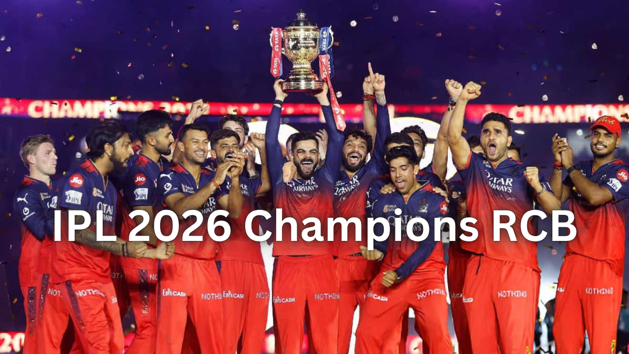 IPL 2026 Champions RCB! King Kohli’s Incredible 75 Destroys GT Dream